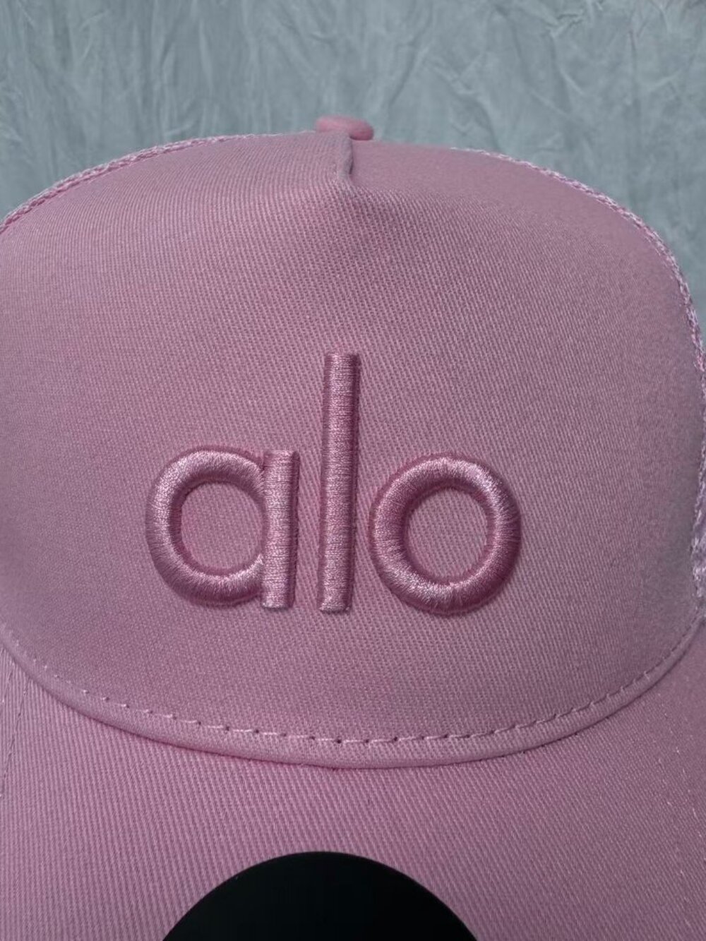 ALO Yoga District Trucker Hat Pink 💟 Pilates Princess Athleisure Cap - NWT - Picture 4 of 5